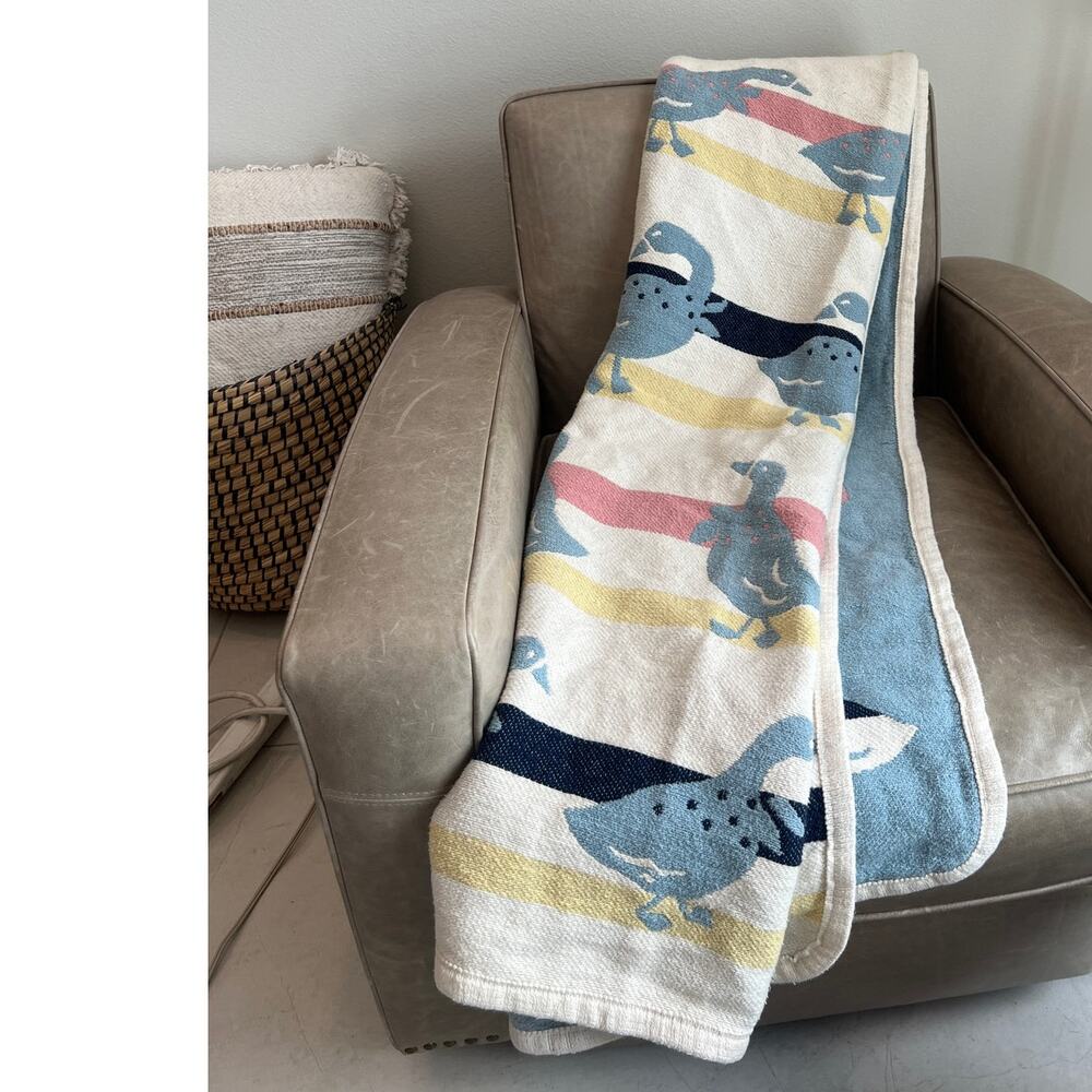 Throw Blanket Vintage 90's Cottage Core Silly Goose Grand country chic ma